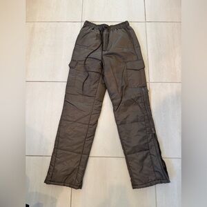 Fashion Nova Dark Brown Cargo Pants